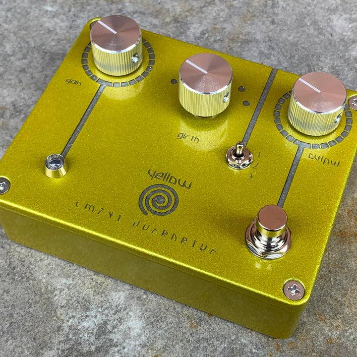 Yellow Spiral LM741 Overdrive