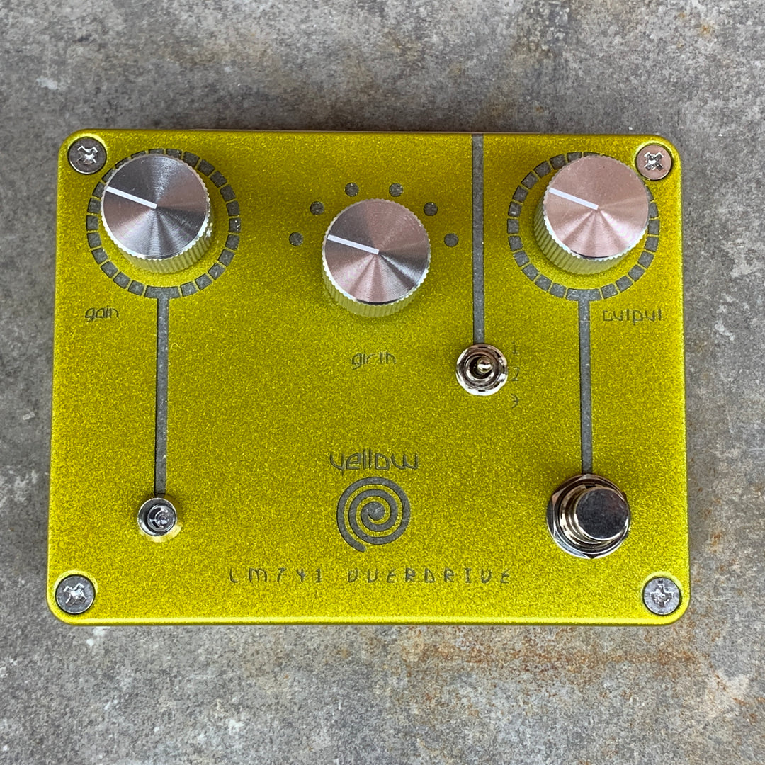 Yellow Spiral LM741 Overdrive