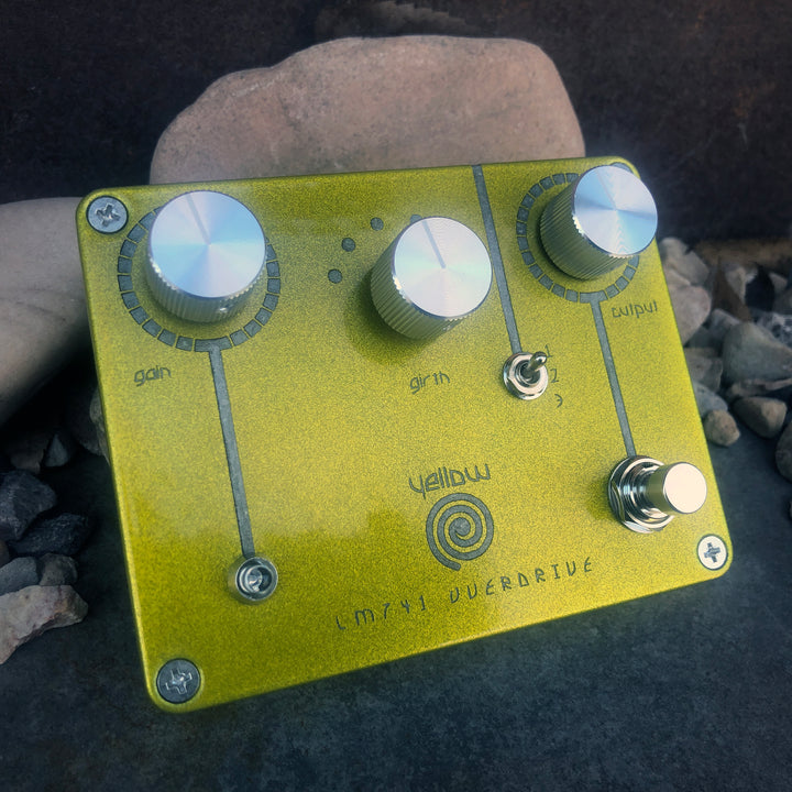 Yellow Spiral LM741 Overdrive